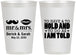 Personalized Wedding 12 oz Frosted Cups - To Have And To Hold | 491