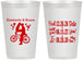 Personalized Wedding 12 oz Frosted Cups - First Date Will You I Do | 497