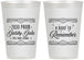 Personalized Prom 12 oz Frosted Cups - Gatsby Gala | 50012