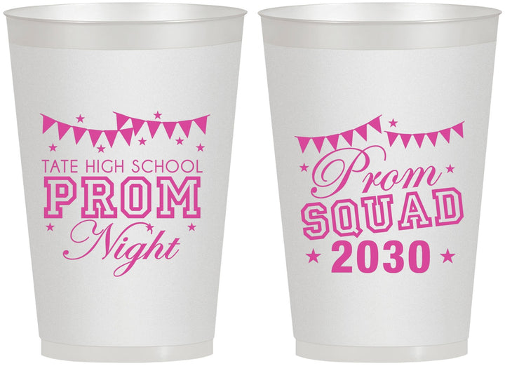 Personalized Prom 12 oz Frosted Cups - Squad | 50015