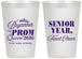 Personalized Prom 12 oz Frosted Cups - Queen Vote | 50018