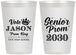 Personalized Prom 12 oz Frosted Cups - King Vote | 50019