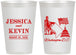 Personalized Wedding 12 oz Frosted Cups - Washington Dc | 501