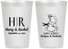 Personalized Wedding 12 oz Frosted Cups - Antigua And Barbuda | 502