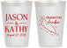 Personalized Wedding 12 oz Frosted Cups - Aruba | 504
