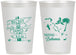 Personalized Wedding 12 oz Frosted Cups - Bahamas | 507