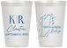 Personalized Wedding 12 oz Frosted Cups - Belize | 510