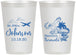 Personalized Wedding 12 oz Frosted Cups - Bermuda | 513