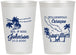 Personalized Wedding 12 oz Frosted Cups - Curacao | 521