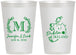 Personalized Wedding 12 oz Frosted Cups - Ireland | 528