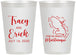 Personalized Wedding 12 oz Frosted Cups - Martinique | 532