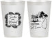 Personalized Wedding 12 oz Frosted Cups - St Lucia | 541