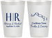 Personalized Wedding 12 oz Frosted Cups - Turks And Caicos | 546