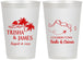 Personalized Wedding 12 oz Frosted Cups - Turks And Caicos | 547