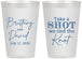 Personalized Wedding 12 oz Frosted Cups - Take A Shot We Tied The Knot | 550