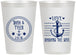 Personalized Wedding 12 oz Frosted Cups - Anchor The Soul | 558