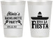 Personalized Bachelorette 12 oz Frosted Cups - Viva La Fiesta | 60001