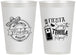 Personalized Bachelorette 12 oz Frosted Cups - Fiesta Siesta Tequila Repeat | 60004