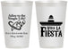 Personalized Bachelorette 12 oz Frosted Cups - Viva La Fiesta | 60005
