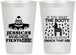 Personalized Bachelorette 12 oz Frosted Cups - Mexico Fiesta | 60006