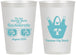 Personalized Bachelorette 12 oz Frosted Cups - Beach | 60010