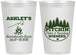 Personalized Bachelorette 12 oz Frosted Cups - Camping | 60018