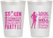 Personalized Bachelorette 12 oz Frosted Cups - Raising A Little Hell | 60020