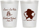 Personalized Bachelorette 12 oz Frosted Cups - Last Rodeo | 60022