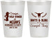 Personalized Bachelorette 12 oz Frosted Cups - Boots And Bling | 60023