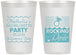 Personalized Bachelorette 12 oz Frosted Cups - Rocking The River | 60033