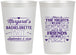 Personalized Bachelorette 12 oz Frosted Cups - Nights Remember | 60034