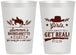 Personalized Bachelorette 12 oz Frosted Cups - Its About To Get Real | 60043