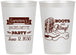 Personalized Bachelorette 12 oz Frosted Cups - Boots And Bling | 60044