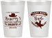 Personalized Bachelorette 12 oz Frosted Cups - Last Ride Before Bride | 60046