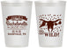 Personalized Bachelorette 12 oz Frosted Cups - Lets Get Wild Cowgirl | 60048
