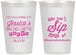 Personalized Bachelorette 12 oz Frosted Cups - Cant Sip With Us | 60050