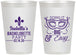 Personalized Bachelorette 12 oz Frosted Cups - Mardi Gras | 60059