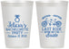 Personalized Bachelorette 12 oz Frosted Cups - Last Ride Before Bride | 60073