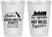 Personalized Bachelorette 12 oz Frosted Cups - Hot Mess Express | 60075