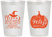 Personalized Bachelorette 12 oz Frosted Cups - Halloween Girls Night Out | 60077