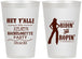 Personalized Bachelorette 12 oz Frosted Cups - Ridin And Ropin | 60078