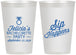 Personalized Bachelorette 12 oz Frosted Cups - Sip Happens | 60081