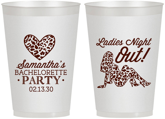 Personalized Bachelorette 12 oz Frosted Cups - Ladies Night Out | 60086