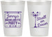 Personalized Bachelorette 12 oz Frosted Cups - Stroll On Down | 60092