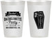 Personalized Bachelorette 12 oz Frosted Cups - Rip Single Life | 60096