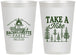 Personalized Bachelorette 12 oz Frosted Cups - Camping | 60098