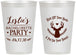 Personalized Bachelorette 12 oz Frosted Cups - Deer Heels Boots | 60102