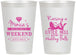 Personalized Bachelorette 12 oz Frosted Cups - Raising A Little Hell | 60103