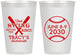 Personalized Bachelorette 12 oz Frosted Cups - Final Swing Before Ring | 60109