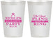 Personalized Bachelorette 12 oz Frosted Cups - Final Fling Before The Ring | 60110